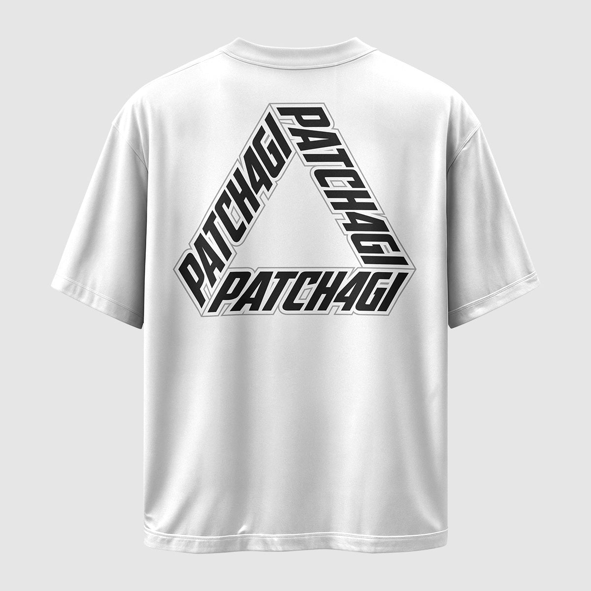 Camiseta algodón logo triángulo