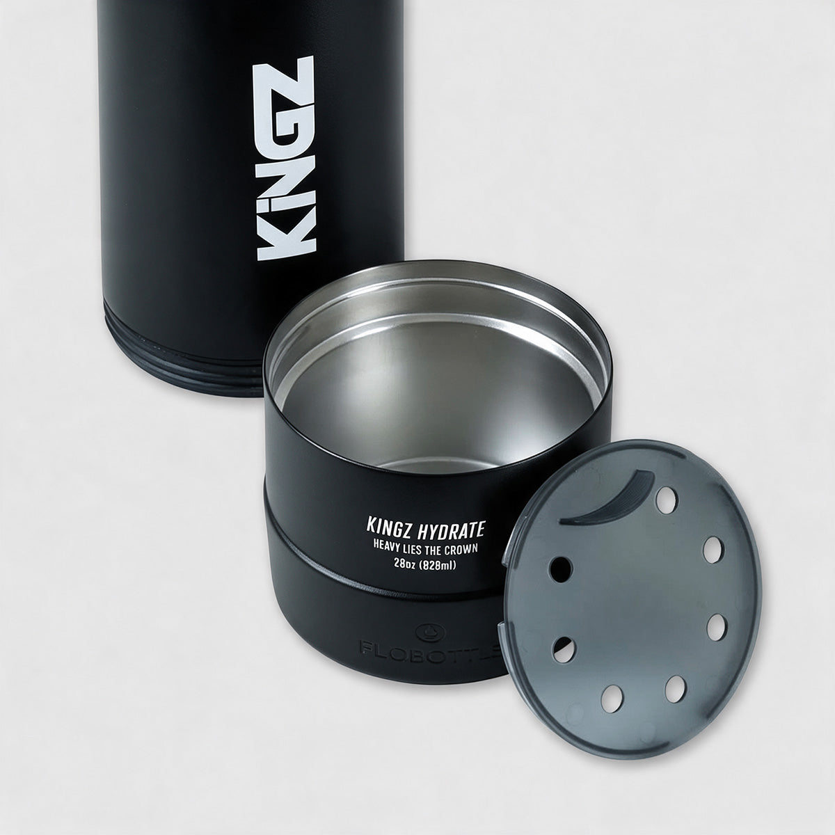 Kingz Hydrate Bottle Negra