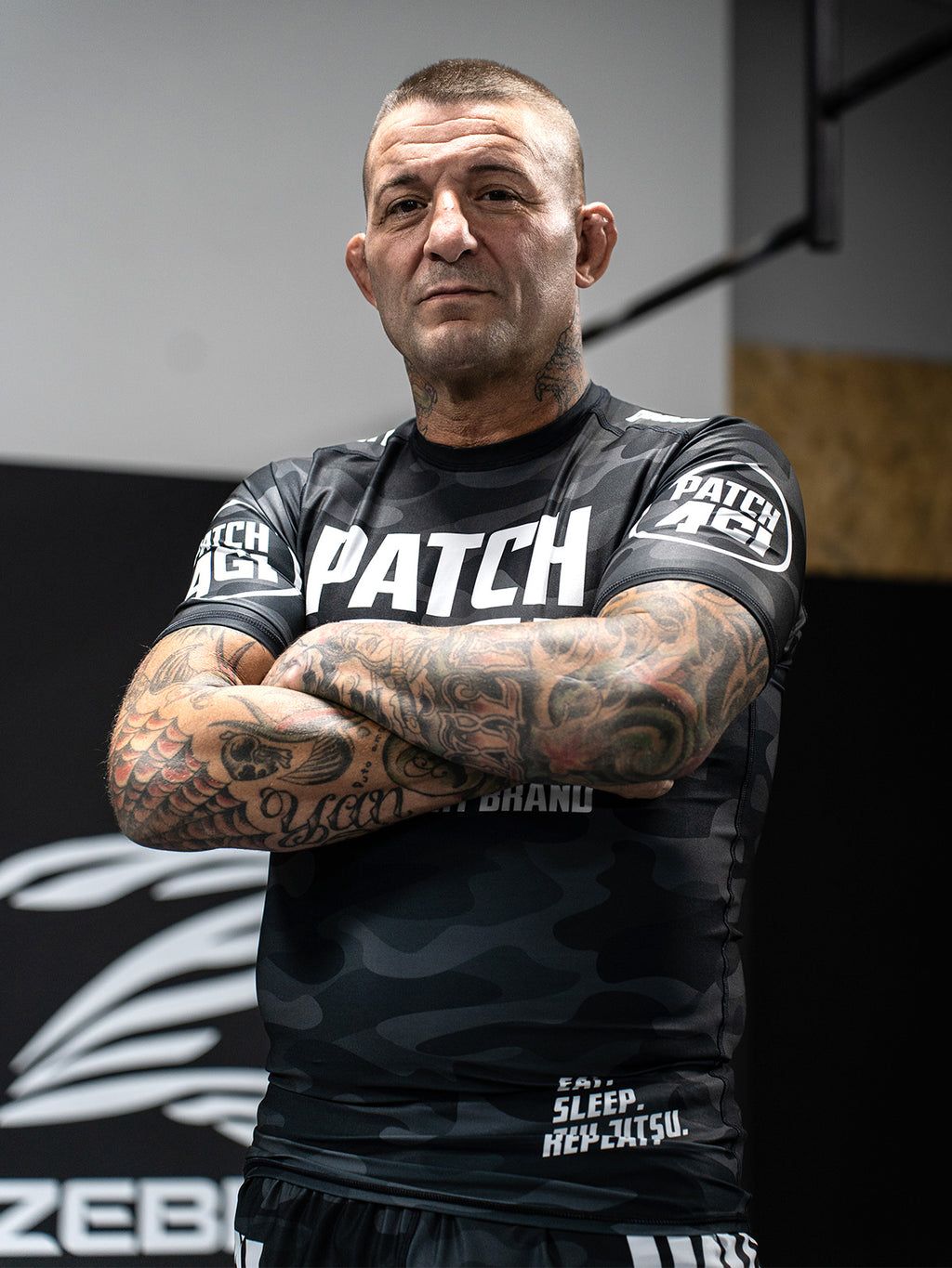 Rashguard Camuflaje Negro