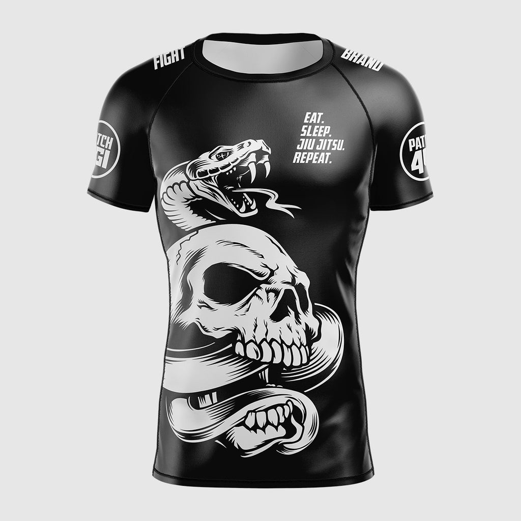 Rashguard Snake Blanco/Negro
