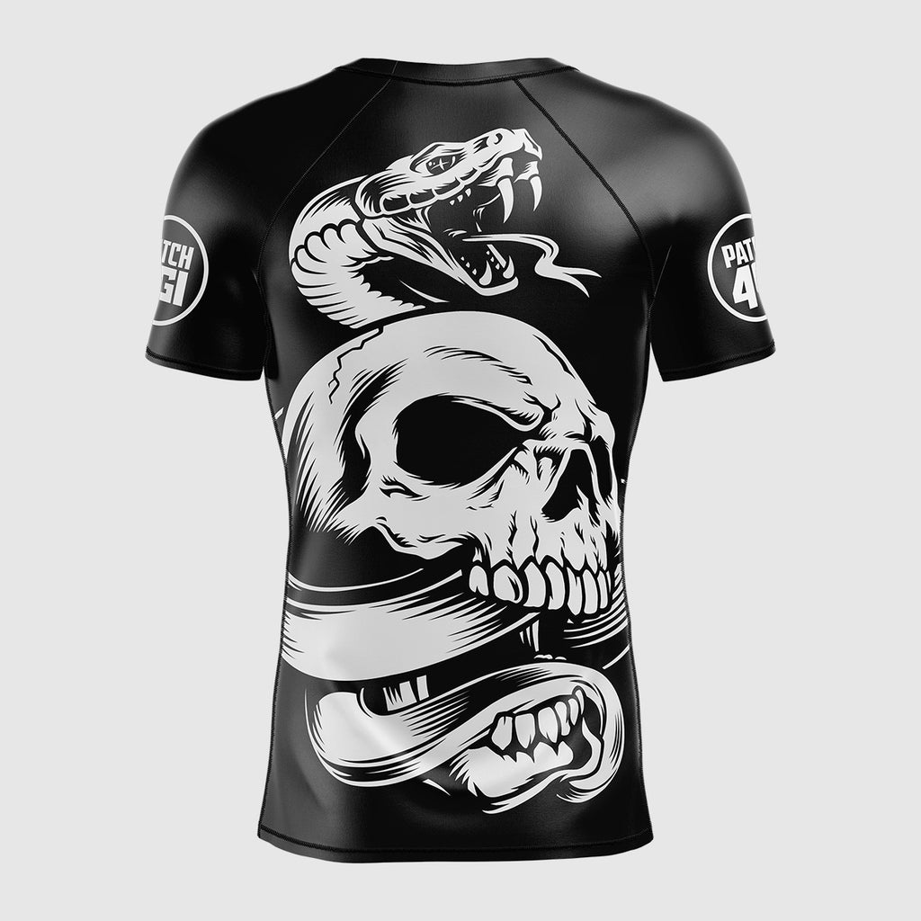 Rashguard Snake Blanco/Negro